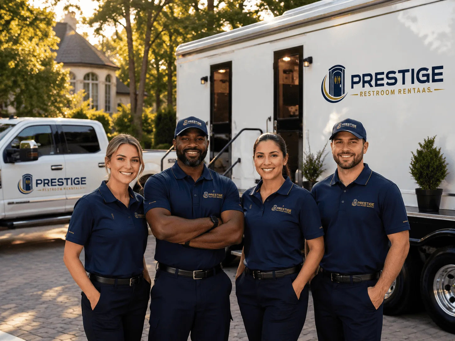 Trusted Luxury Portable Restrooms company in Halliday, ND